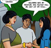 Busty Indian MILF meets a new young miss 