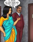 Chesty Indian MILF joins hubby at work