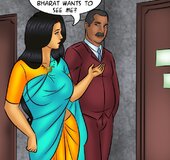 Chesty Indian MILF joins hubby at work