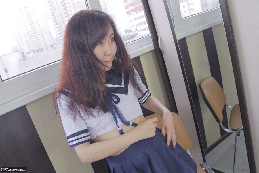 Uniform amateur striptease - XXXonXXX - Pic 9