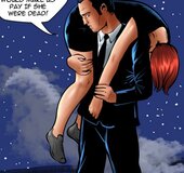 Hot redhead rescued by handsome fellow. Tiger Jane By Cagri.
