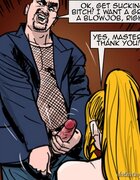 Cruel Dom face fucks a submissive beauty. Prison Horror Story 9 By Predondo.