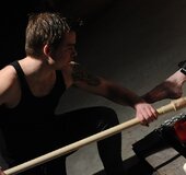 Slim slut bondage