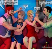 Boobs sucking and groping for sexy girls. The Paradise Cruise Adventure
