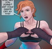 Fighter grabs sexy opponent’s tits in the ring. The Paradise Cruise