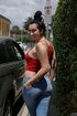 cute brunette loves showing
