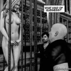 Hotties naked, caged and on full - BDSM Art Collection - Pic 3