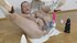 blonde babe fucks dildo