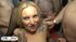 Skinny brunette milf gangbanged