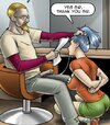 Oral servitude from blue-haired sex slave. Reckless By Erenisch.