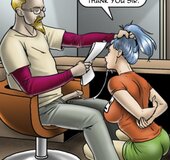 Oral servitude from blue-haired sex slave. Reckless By Erenisch.