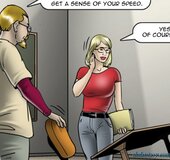Skilled comic artist feels shocked by new job. Reckless By Erenisch.
