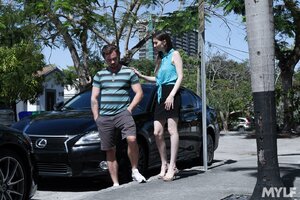 Nervous american stepmom creampied by son