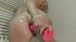 Brunette babe homemade pussy dildo fuck