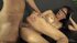 Tanned shaved pussy teen pounded hard