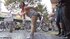 Wet blonde bound gangbang