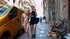 Little horny blonde public humiliation