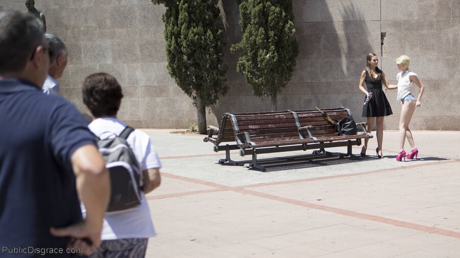 Tiny curvy teen public gangbang - XXX Dessert - Picture 2