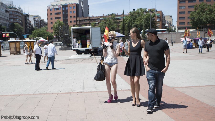 Tiny curvy teen public gangbang - XXX Dessert - Picture 4