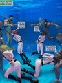 Slaves suck dick underwater to get - Picture 2