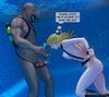 Kinky oxygen plan for slave underwater. The Paradise Cruise Adventure