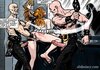 All holes occupied while a hottie is gangbanged. Gentlemens Club 3 By