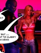 Big tits girl gets hit on by black fellow in public