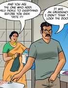 Indian husband caught masturbating to sexy images
