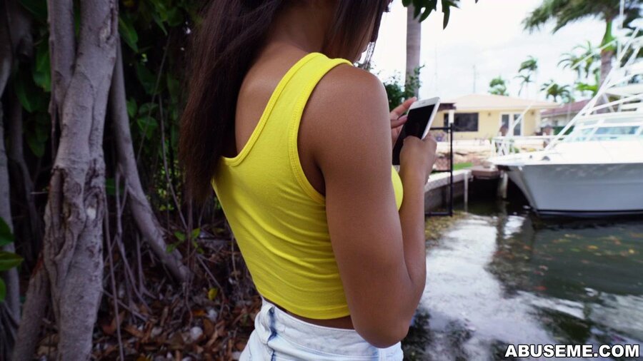 Naughty chick in yellow top sucks dick and  - XXX Dessert - Picture 1