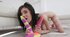 20yo small tits teen deep throated by bbc