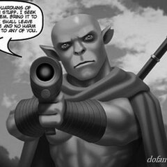 Elf guy prepares to fight powerful - BDSM Art Collection - Pic 1