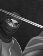 Nude hottie puts her sword to good use. World Fist By Ferres.