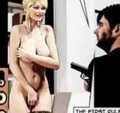 Dom gets obedient lady nearly naked. Collector 2  By Arctoss.