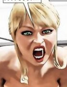 Spanking with a cane hurts sex slave’s bottom. Collector 2  By Arctoss.