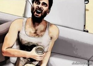Rough deepthroat fetching sex