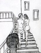White girl preps for hot interracial sex