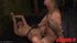 Long-haired blonde slut anally hooked and dicked hard