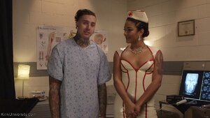 Freaky dude gets medical examination by horny milf