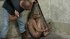 Naughty blonde sub put in the net and gets pussy fucked
