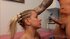 Horny blonde chick gets huge cock into asshole