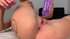Slim sexy blondie gives her asshole hard toying