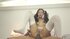 brunette teen white stockings