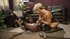Gagged ebony submissive dicked by blonde Mistress
