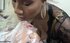 Slutty ebony milf wrapped in film and tormented