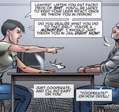 Sexy lady cop gets tough with a perp. Group X Part 1: Fall From Grace