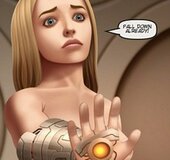 Babe uses special powers to melt a creature’s dome. The Proto 3 By Ferres.