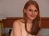 Perky blonde teen shows her undressed body