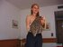 shy blonde teen shows