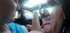 Petite blonde teen licked by mom in the car