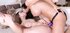 Pretty long-haired teen seduced and pounded by curvy mom